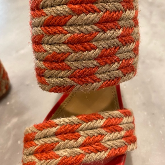 Tory Burch- slip on espadrille heals. Size 5 - Picture 9 of 11